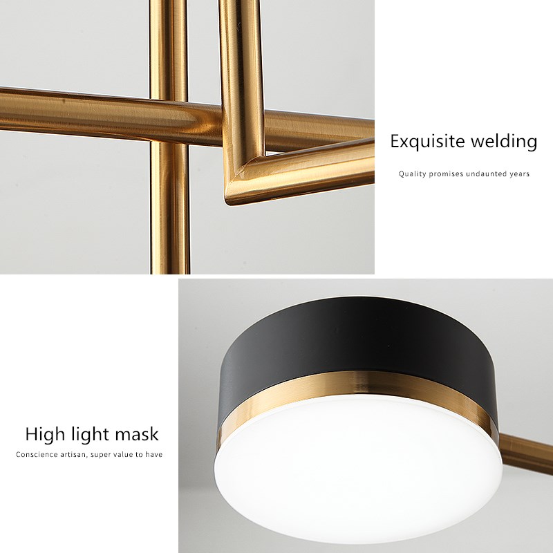 Nordic Luxury Chandelier - Modern Living Room Ceiling Light Fixture