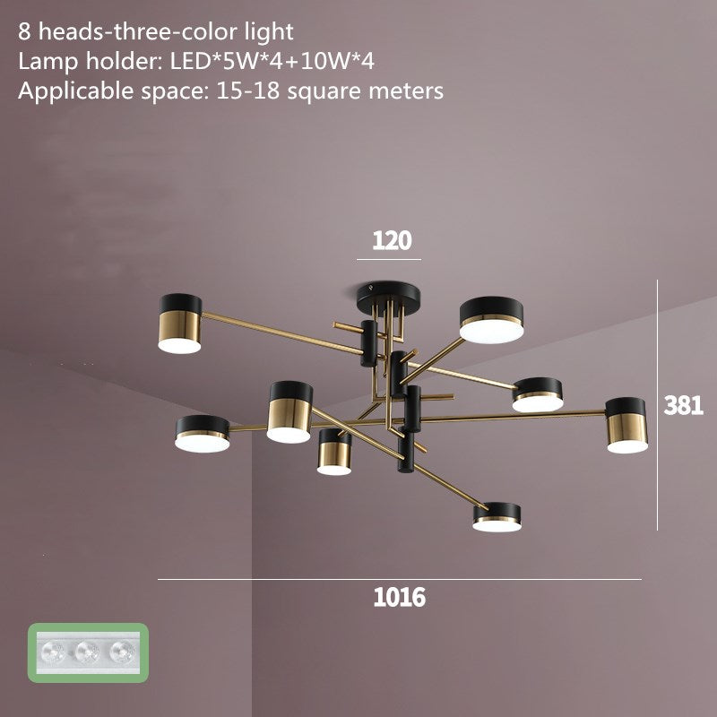 Nordic Luxury Chandelier - Modern Living Room Ceiling Light Fixture