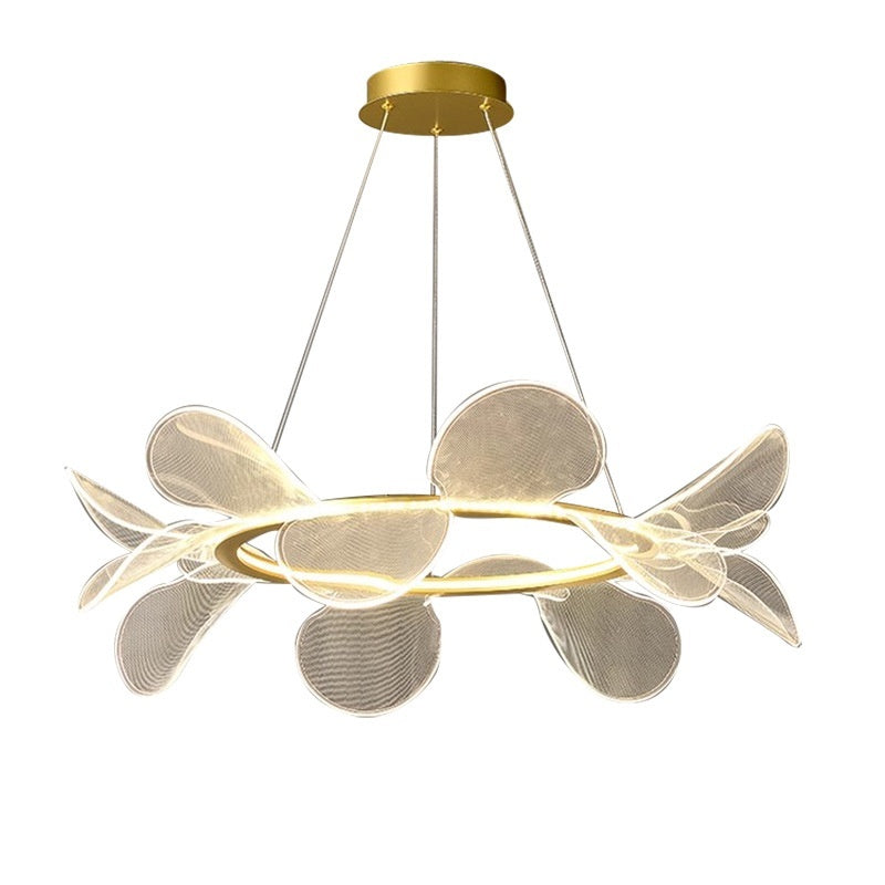 Italian Minimalist Acrylic Chandelier - Modern Bedroom Ceiling Light