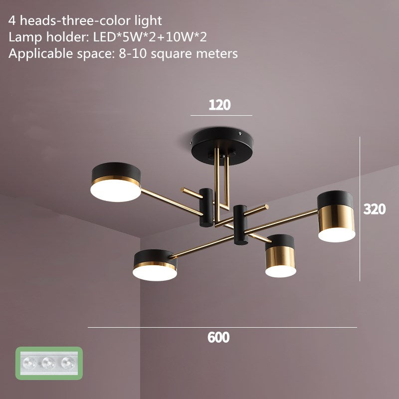 Nordic Luxury Chandelier - Modern Living Room Ceiling Light Fixture