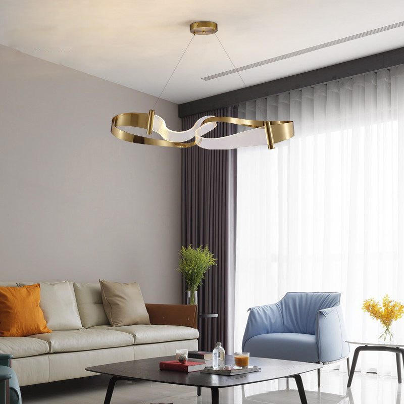 Modern Streamer Chandelier - Creative Ceiling Light for Living Room & Dining