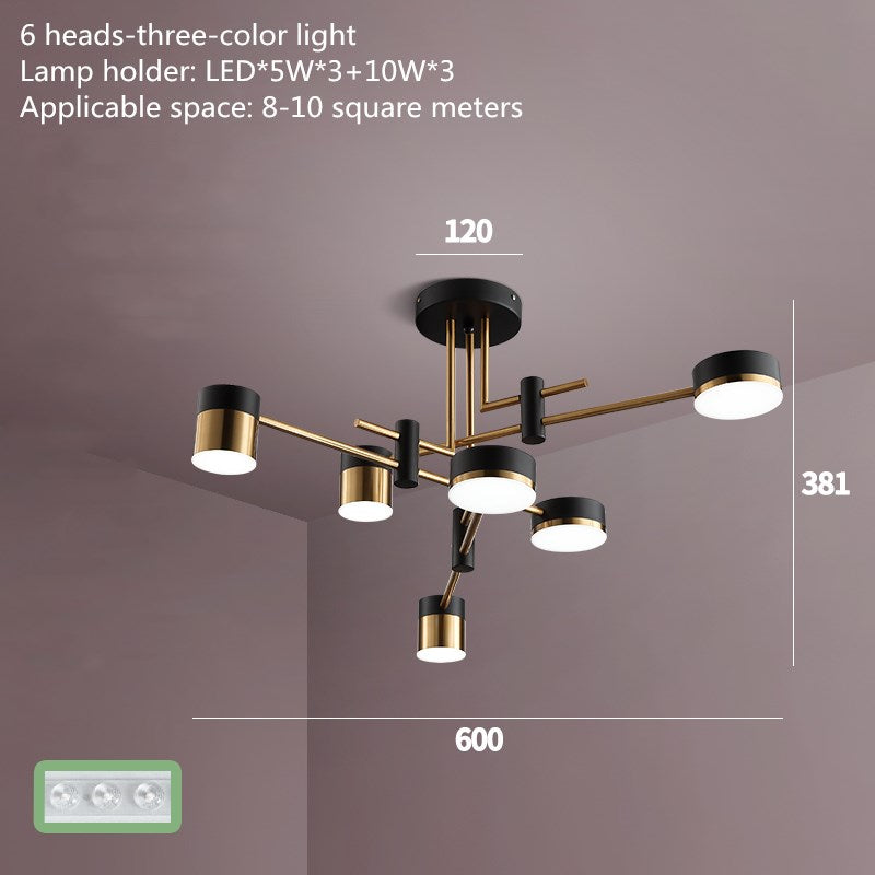 Nordic Luxury Chandelier - Modern Living Room Ceiling Light Fixture