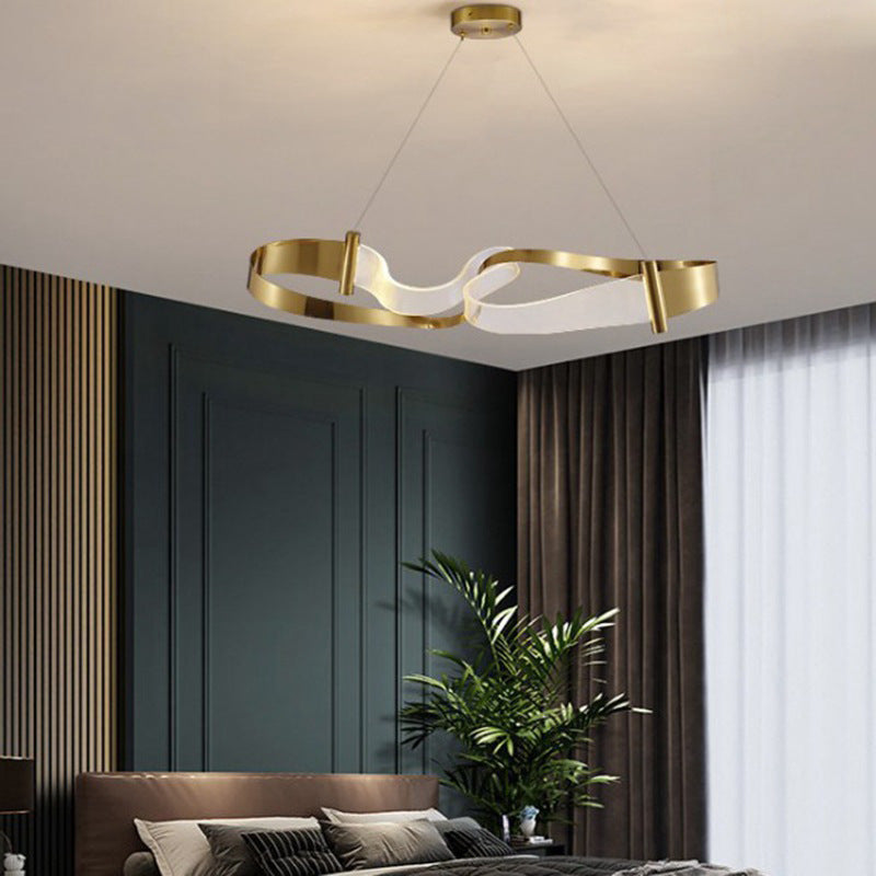 Modern Streamer Chandelier - Creative Ceiling Light for Living Room & Dining
